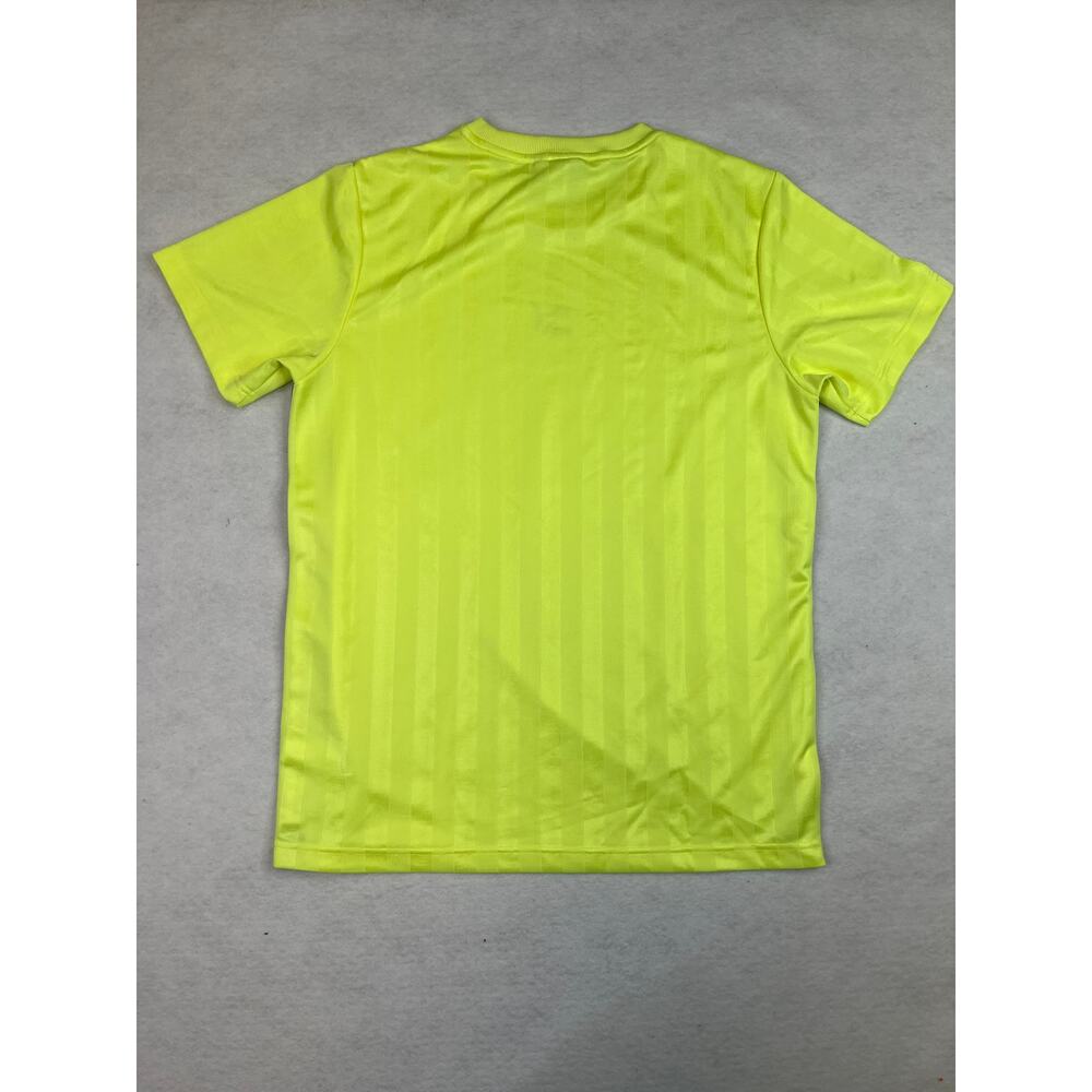 Puma Men's Green Jersey T-shirt,‎ Black Striping, Sz L - Picture 3 of 3